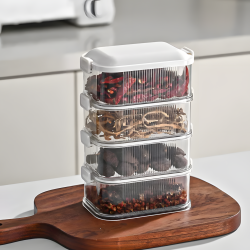 Plastic Container Set - 4 Pieces